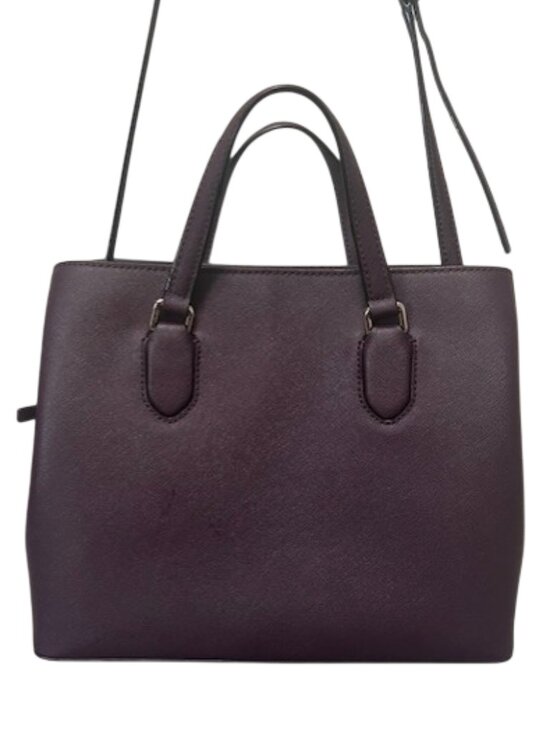 Kate Spade New York Madison Saffiano Leather Medium Satchel  Kate Spade New York Structured Leather Satchel – Deep Plum *NWOT*